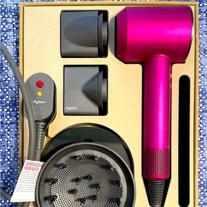 Dyson Supersonic hairdryer and attachments